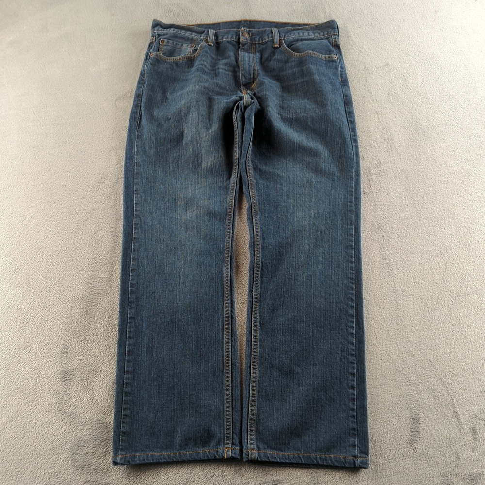 Vintage Y2K Levis Jeans 36x32 Blue Dark Wash 559 Relaxed Baggy Grunge Skater